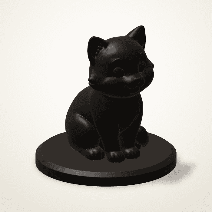 Figura decorativa de gato