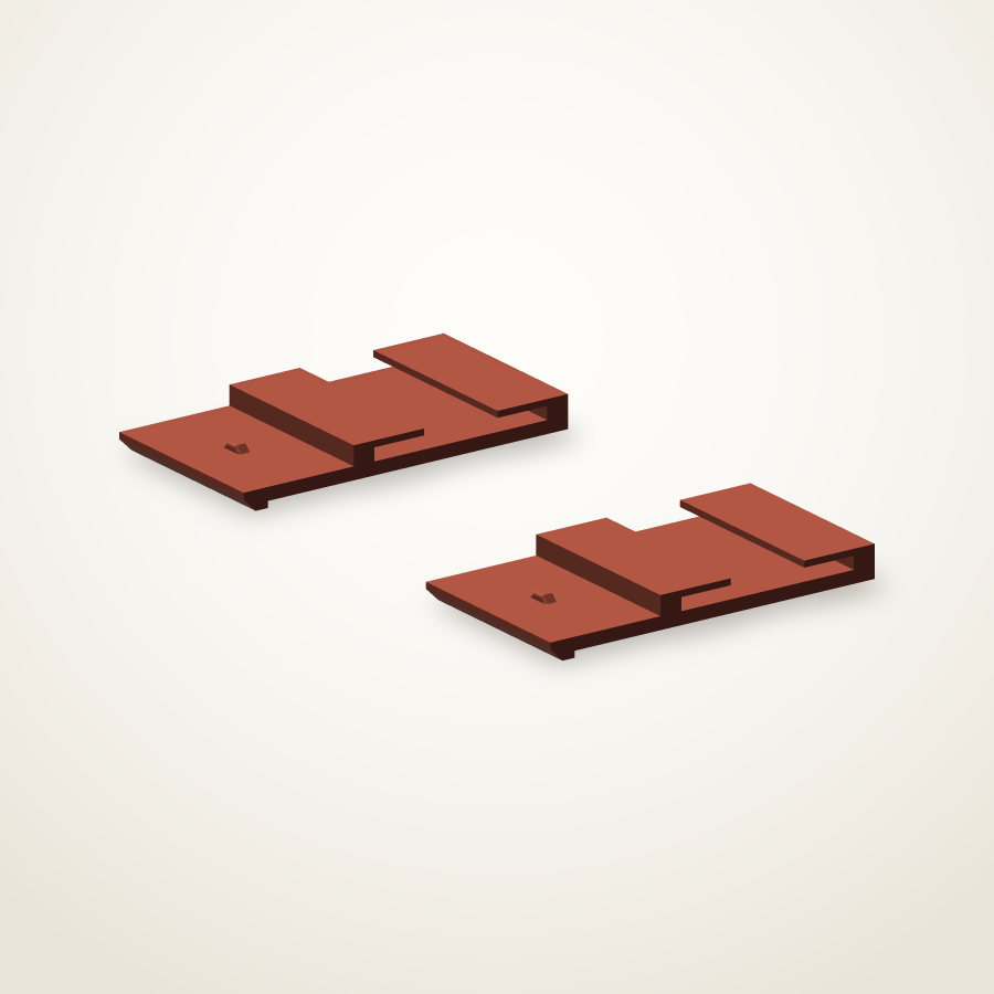 Clips de linterna para casco de obra